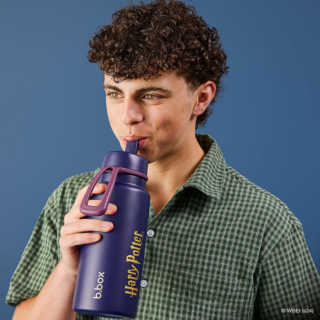 Harry Potter van b.box - 1L geïsoleerde fles met klapdeksel