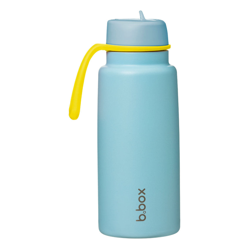 Geïsoleerde Flip Top 1 liter fles - zwembadzijde