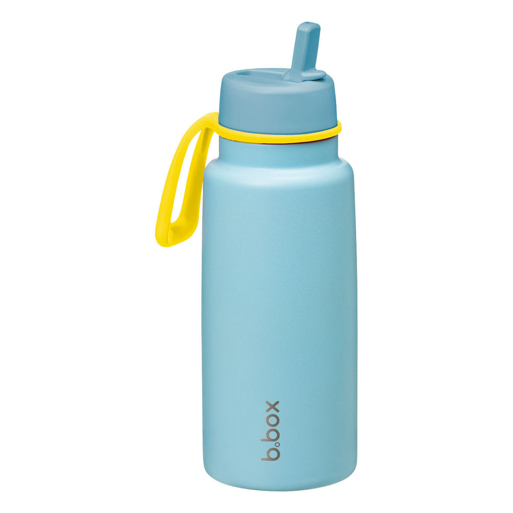 Geïsoleerde Flip Top 1 liter fles - zwembadzijde
