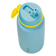 Geïsoleerde Flip Top 1 liter fles - zwembadzijde