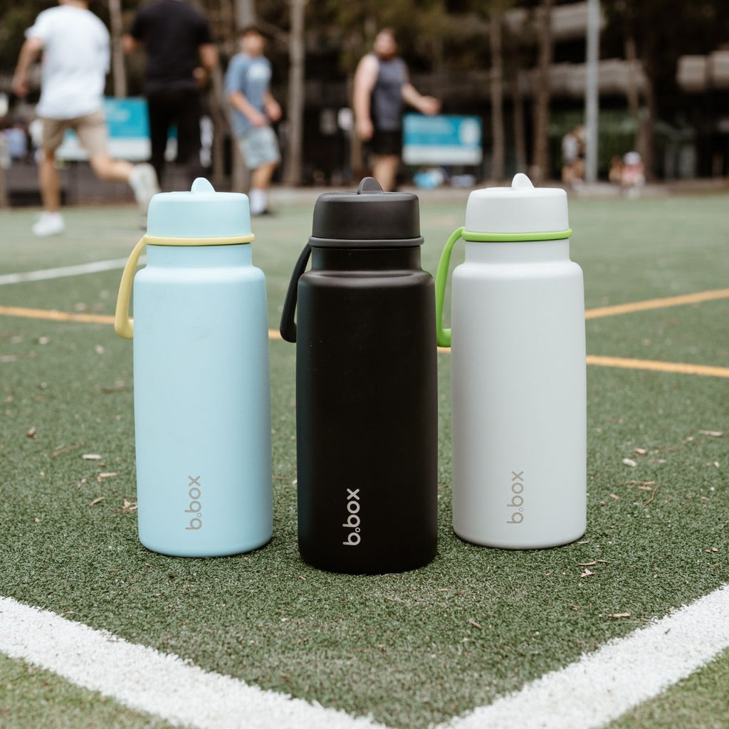 Insulated Flip Top 1 Litre Bottle - lime time
