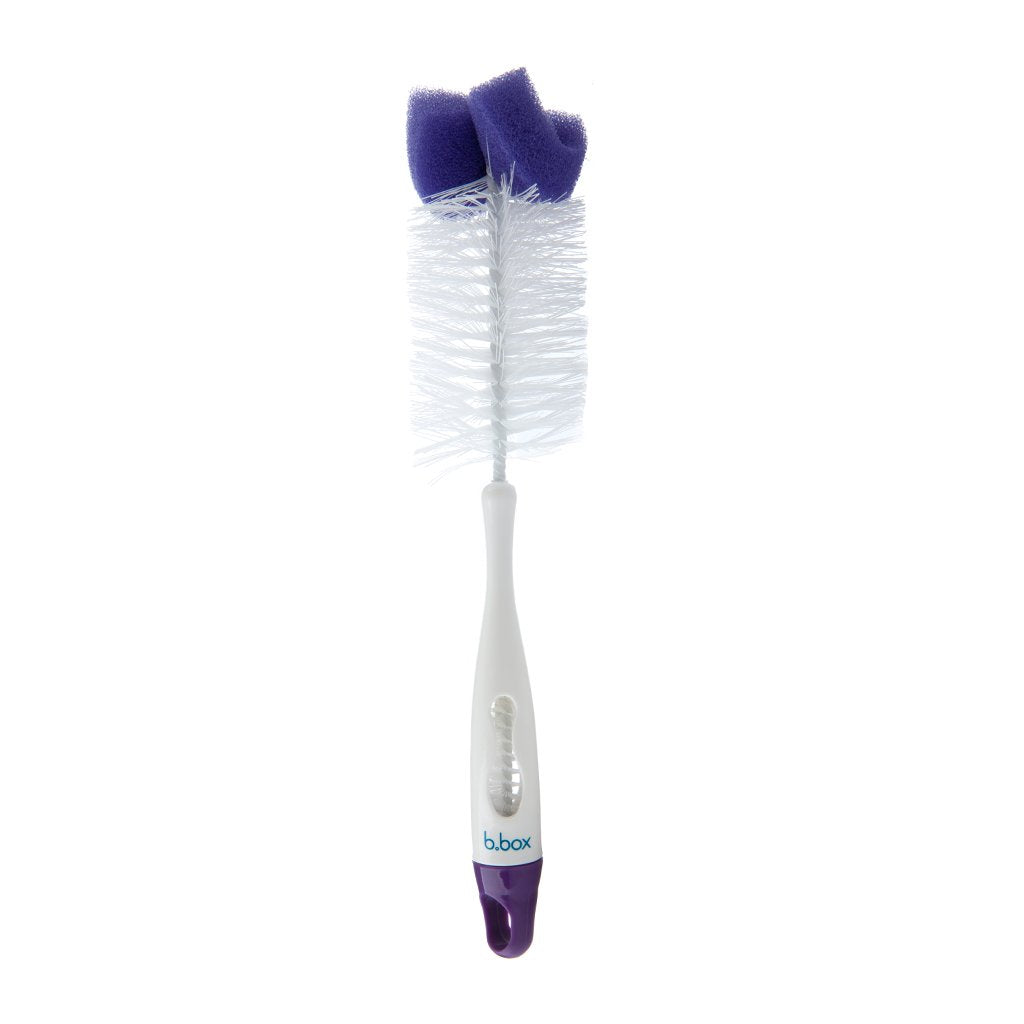 2-in-1 bottle and teat cleaner - berry surprise - b.box for kids