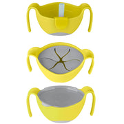 Bowl + straw - lemon sherbet - b.box for kids