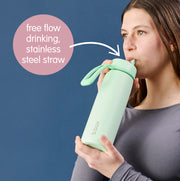 690 ml geïsoleerde Flip Top fles - roze paradijs