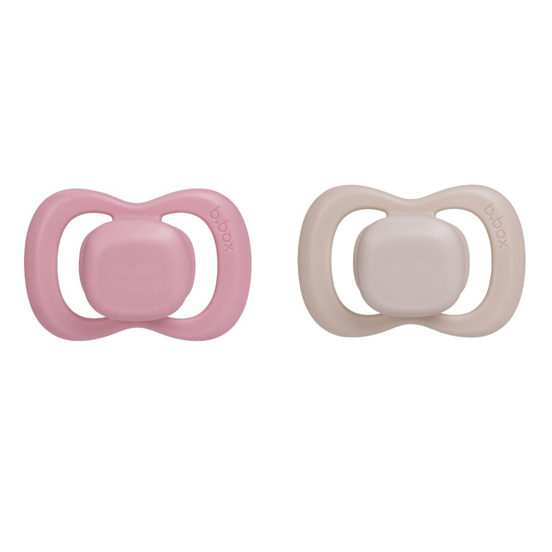 fopspeen twin pack - berry + blush