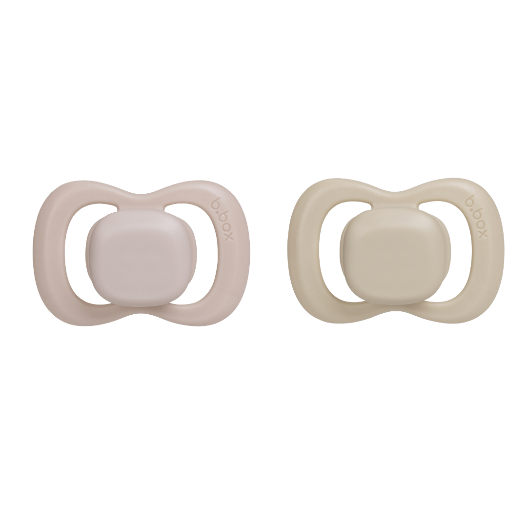 fopspeen twin pack - blush + latte
