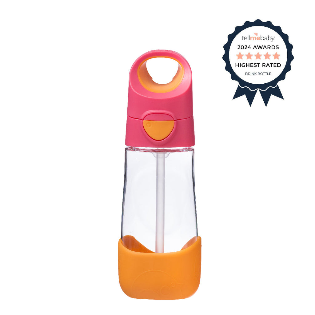 tritan™ drinkfles 450ml - aardbeienshake
