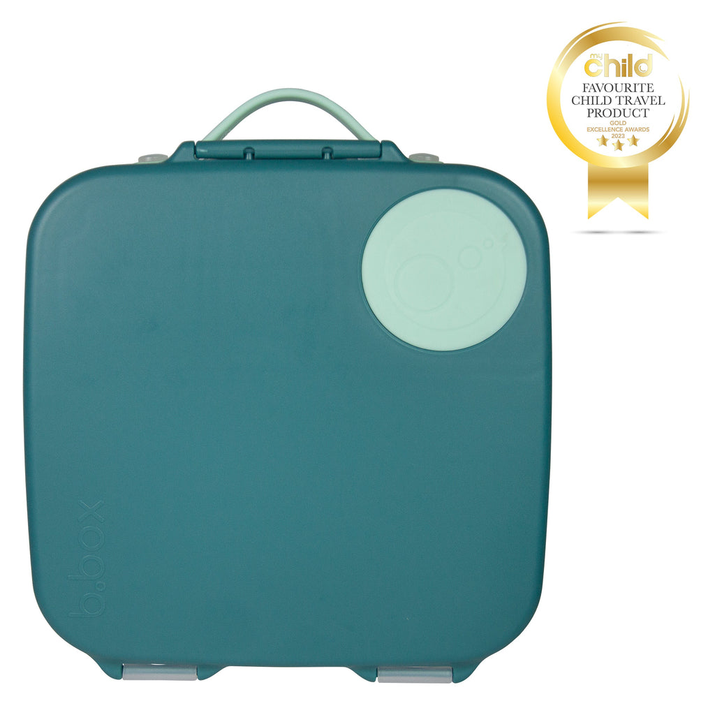 lunchbox - smaragdgroen bos