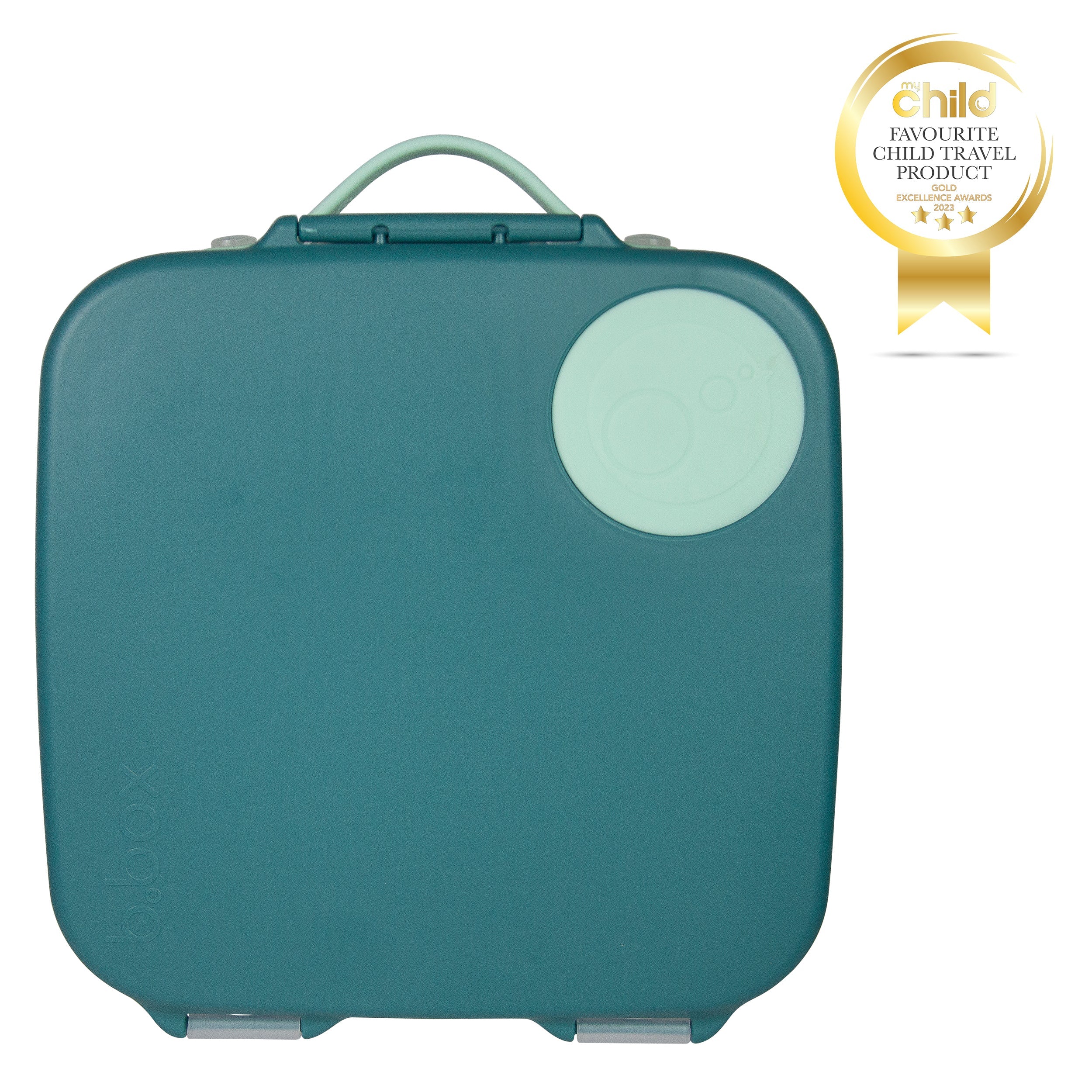 lunchbox - smaragdgroen bos