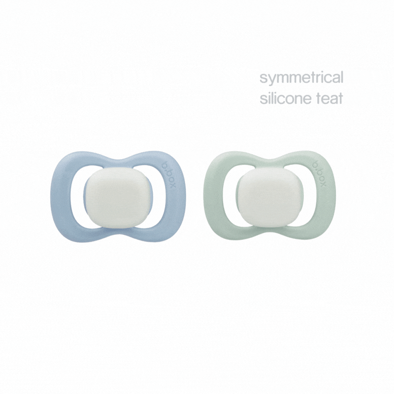 glow fopspeen twin pack - sky + sage