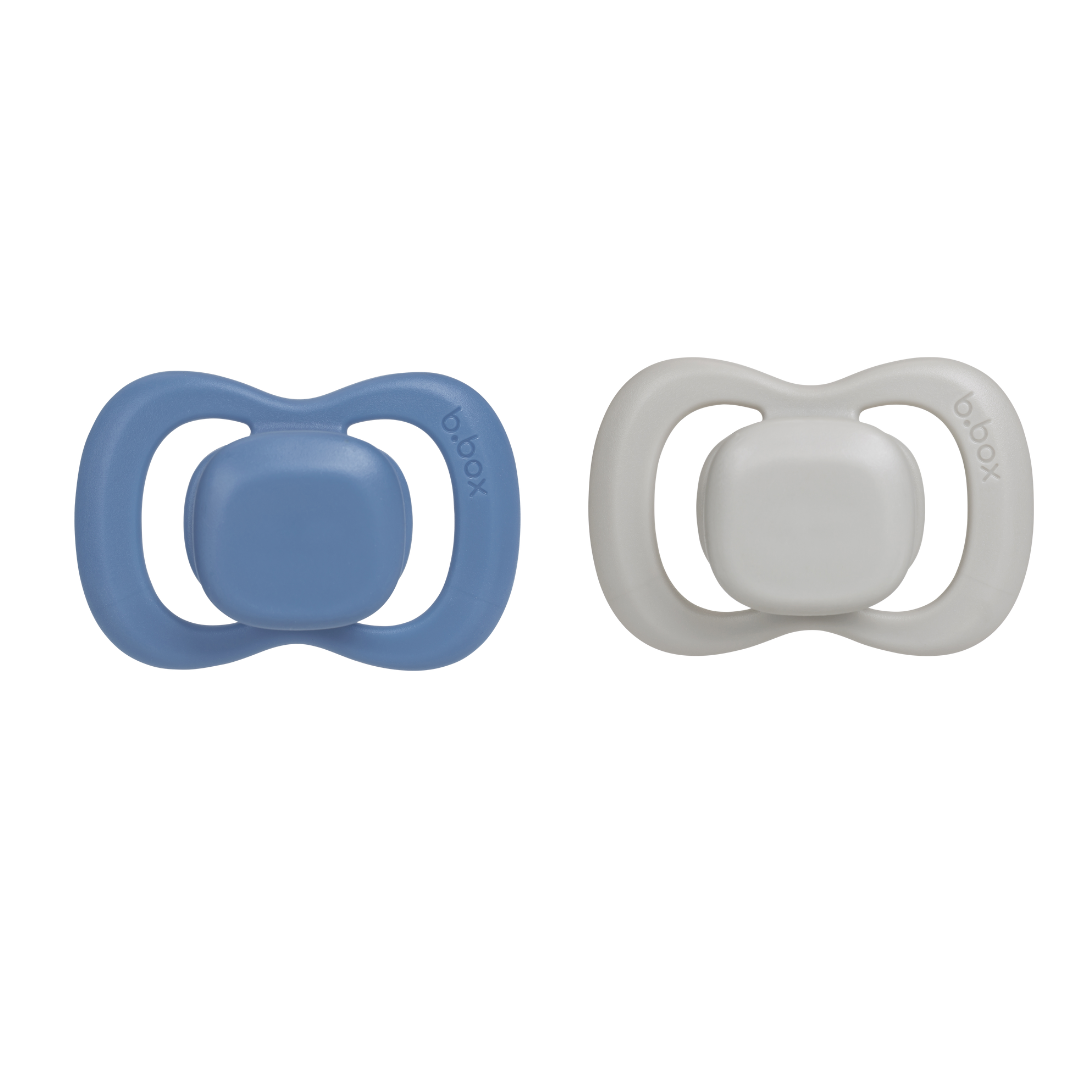 fopspeen twin pack - oceaan + wolk (alleen silicone)