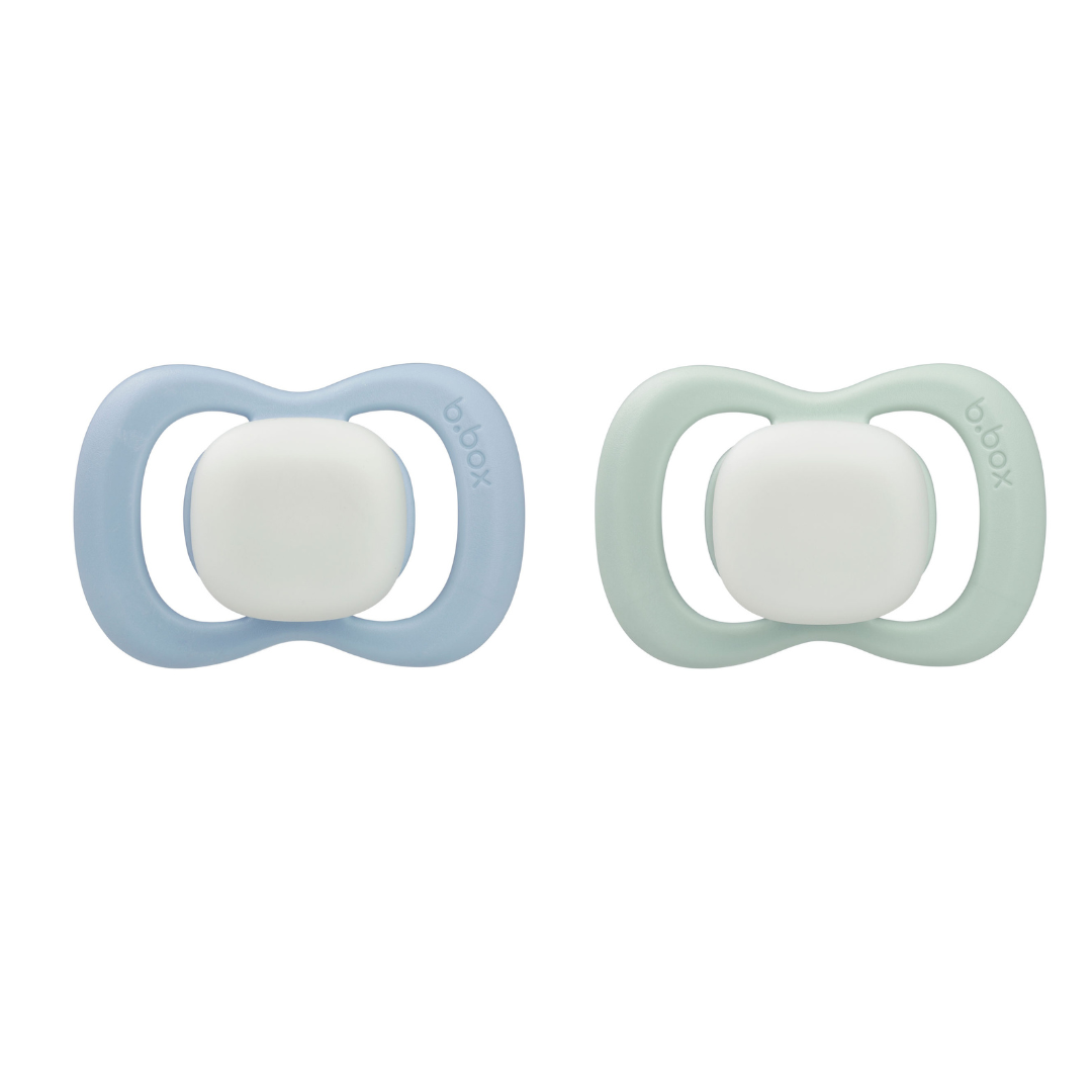 glow fopspeen twin pack - sky + sage