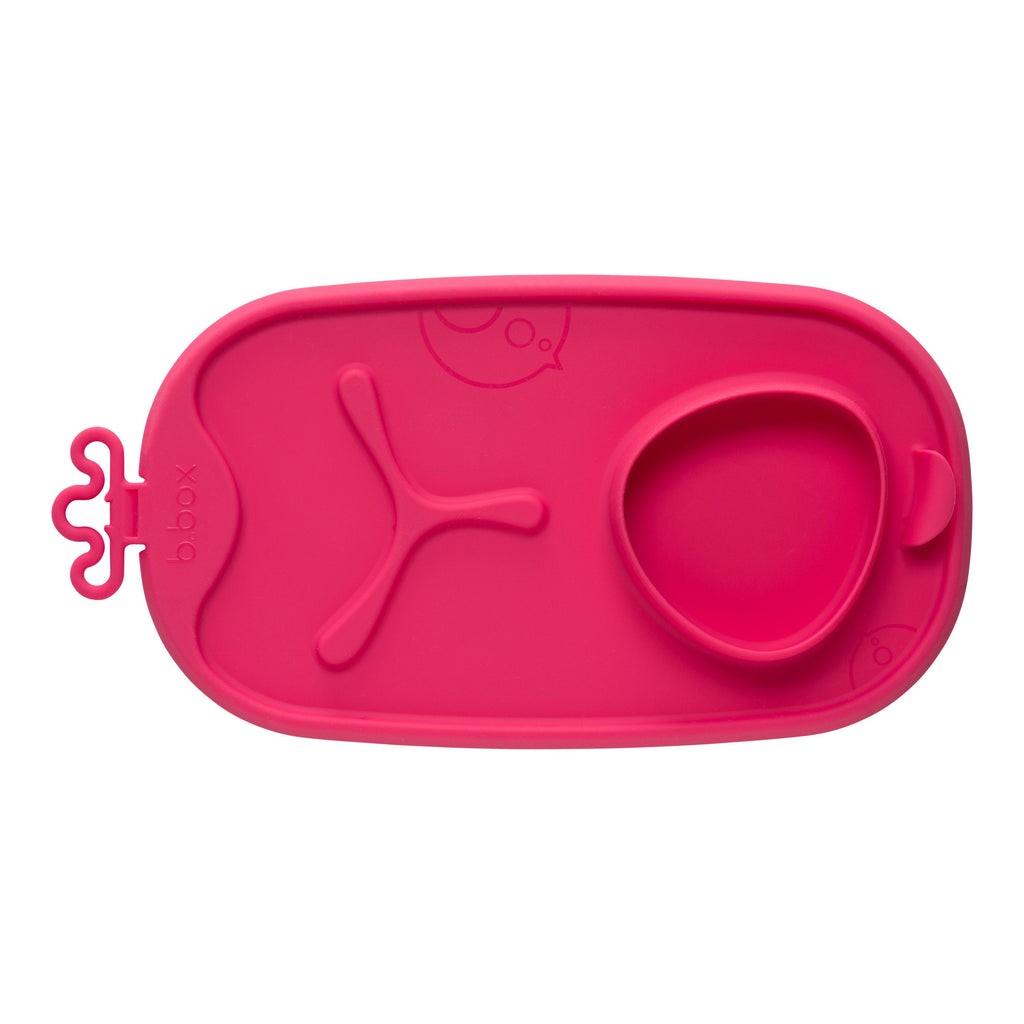 roll + go mealtime mat - strawberry shake - b.box for kids