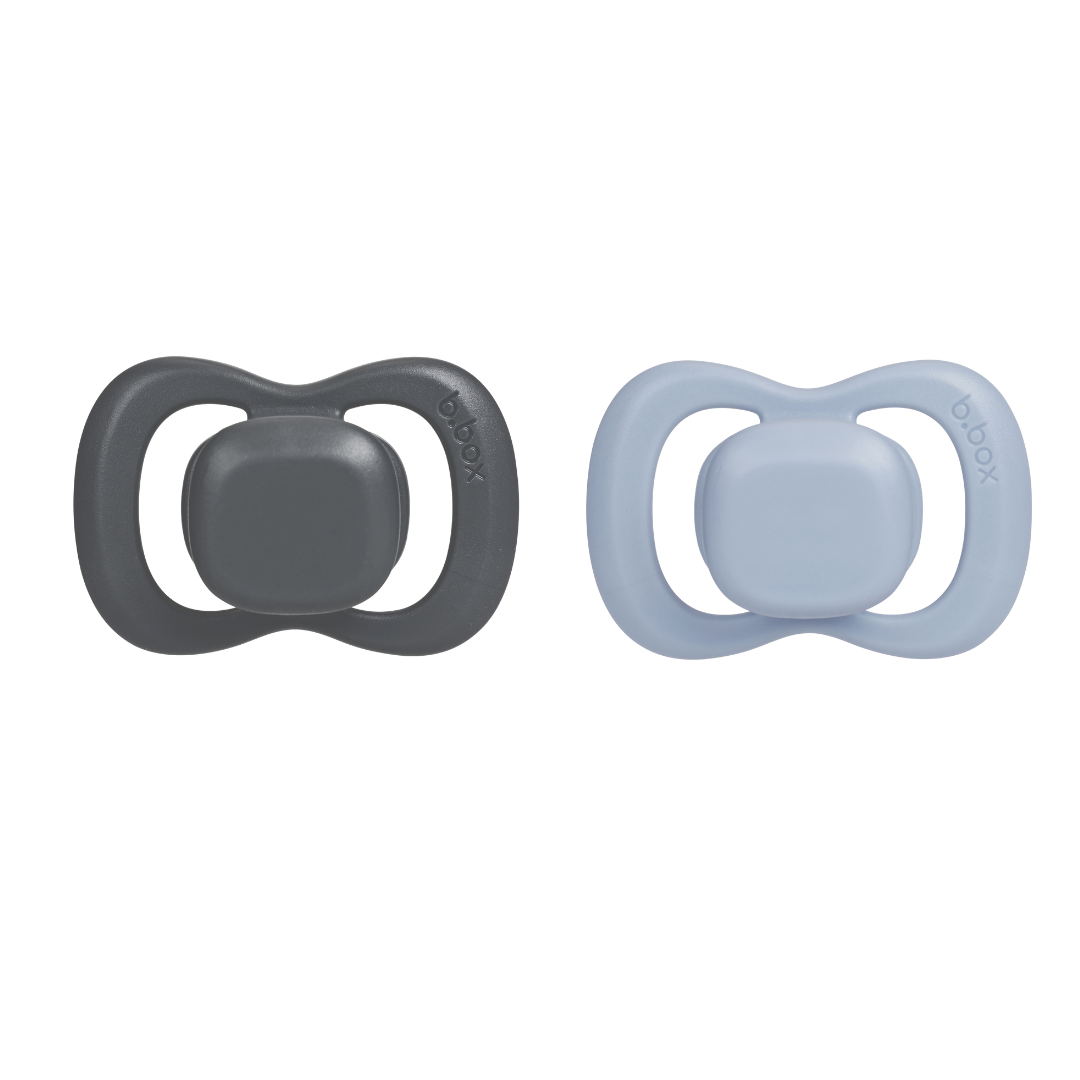 fopspeen twin pack - storm + sky (alleen silicone)