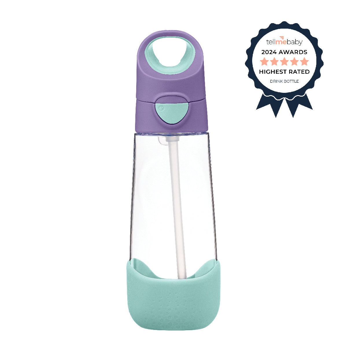 tritan™ drink bottle 600ml - lilac pop