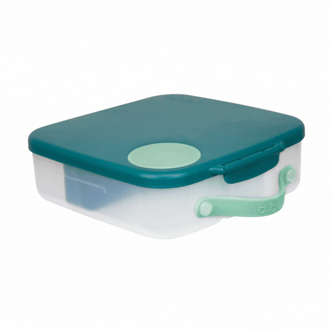 lunchbox - smaragdgroen bos