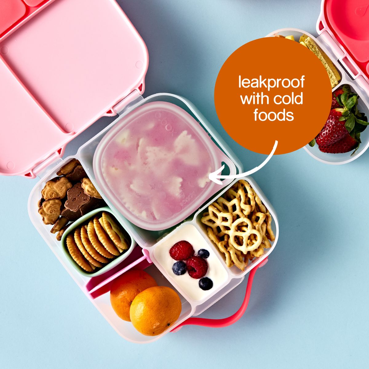 lunch tub - berry