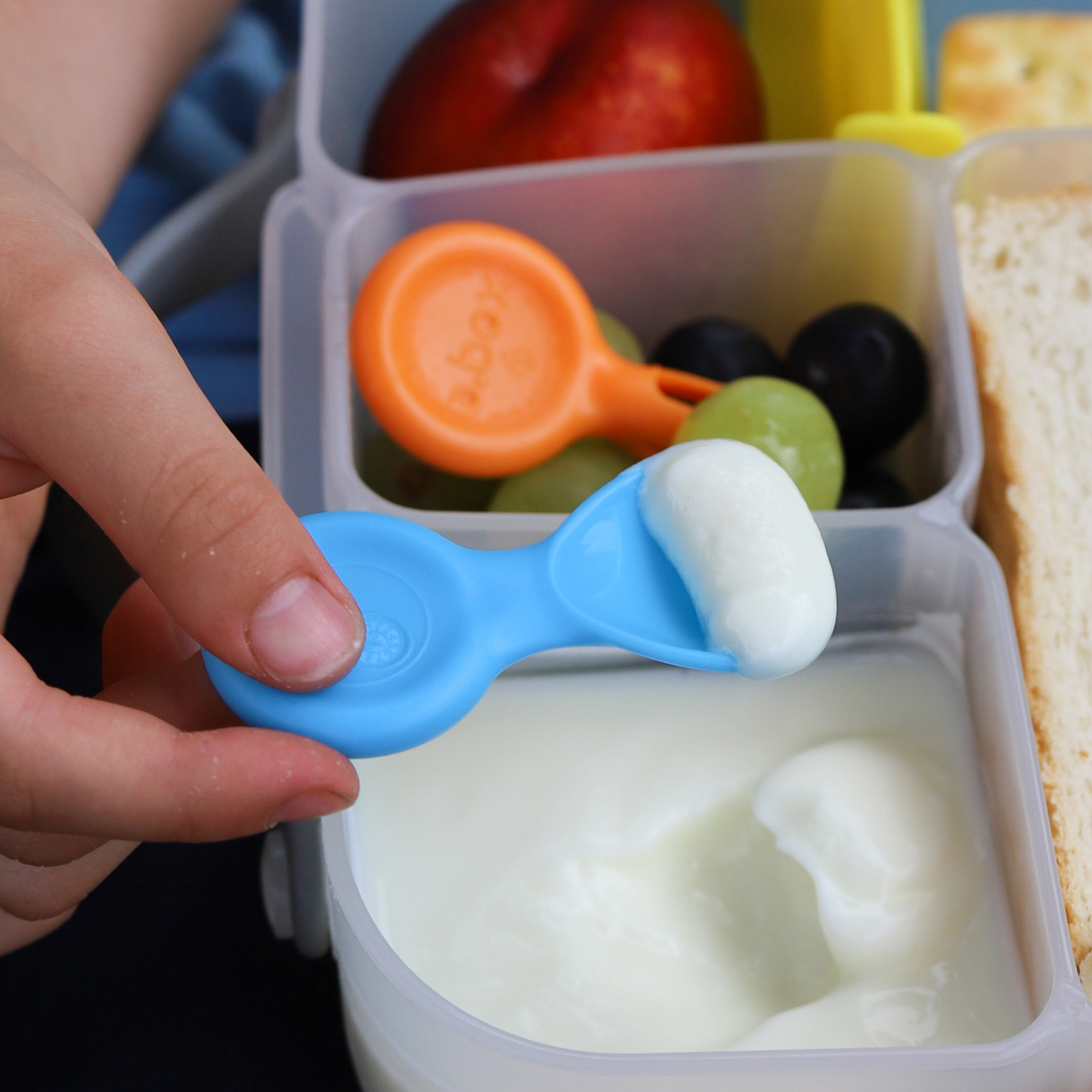 3 pack mini spoon - pastel - b.box for kids